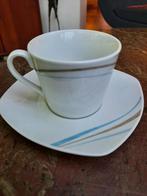 Vintage kop en schotel Flirt, Ophalen of Verzenden, Zo goed als nieuw, Porselein, Kop en/of schotel