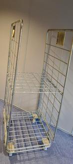 0726 rolcontainer kar 2, Doe-het-zelf en Verbouw, Transportwagens, 100 liter of meer, Ophalen, Gebruikt, Transportkar