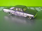 Hotwheels - 1966 Chevrolet Nova [paars] 1/64, Ophalen of Verzenden, Gebruikt, Auto