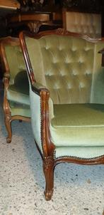 Barok fauteuils....tot complete interieurs...fredje meubelen, Huis en Inrichting, Fauteuils, Stof, Zo goed als nieuw, Ophalen