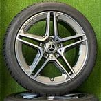 Originele 18 inch Mercedes AMG velgen winterbanden A-klasse, Auto-onderdelen, Banden en Velgen, 18 inch, Gebruikt, Banden en Velgen