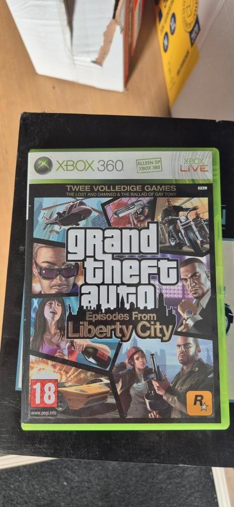 Grand Theft Auto Episodes from Liberty City Xbox 360, Spelcomputers en Games, Games | Xbox 360, Gebruikt, Avontuur en Actie, 1 speler