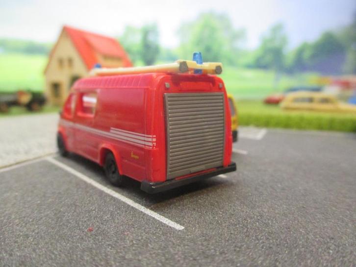 1986/1995 Ford Transit Mk.3 Ziegler DoKa - brandweer, Hobby en Vrije tijd, Modelauto's | 1:87, Gebruikt, Bus of Vrachtwagen, Rietze