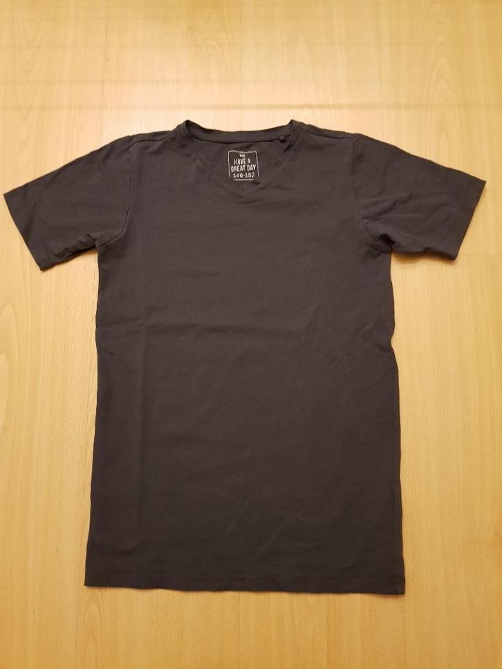 WE set t-shirts korte mouw antraciet en blauw maat 146-152, Kinderen en Baby's, Kinderkleding | Maat 146, Zo goed als nieuw, Jongen of Meisje