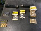 Draaibeitel met plaatjes 15 x p36 insert, 14 x k45 insert, Ophalen of Verzenden
