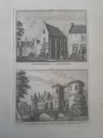 253-254 / Commandeury kasteel en Oude mannehuis Montfoort, Antiek en Kunst, Kunst | Etsen en Gravures, Ophalen of Verzenden