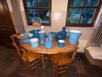 Blau emaille, Huis en Inrichting, Keuken | Servies, Ophalen, Overige materialen, Overige typen, Zo goed als nieuw