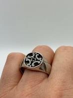 A324 Prachtige zilveren ring Russisch orthodox kruis maat 23, 20 of groter, Ophalen of Verzenden, Zo goed als nieuw, X