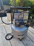 Olievrije Jun Air luchtcompressor OF312-25B, Ophalen, 6 tot 10 bar, Zo goed als nieuw, 25 tot 100 liter