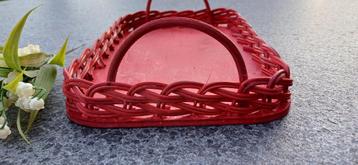 Partij Vintage graanzeef wasteil prullenbak Emaillepan kerst beschikbaar voor biedingen