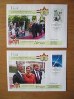 FDC's Staatsbezoek Oranjes aan Noorwegen, 2013, Postzegels en Munten, Postzegels | Thematische zegels, Koningshuis, Verzenden