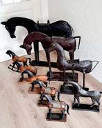 Collectie paardenbeelden metaal &metaal/hout, Antiek en Kunst, Ophalen of Verzenden