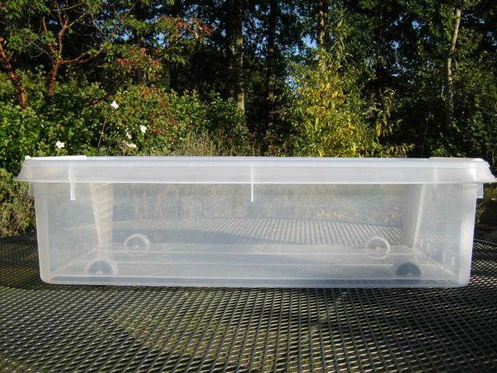 Opbergbox (onder-het-bed) met wielen en deksel 72x40x20 cm, Doe-het-zelf en Verbouw, Kratten en Dozen, Zo goed als nieuw, Doos