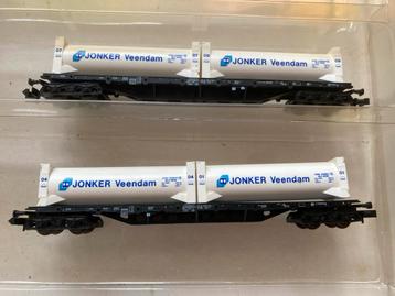 N spoor Minitrix 13839 Containerset Jonker Veendam N beschikbaar voor biedingen