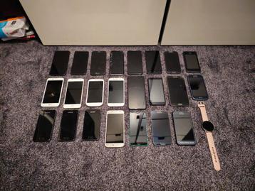 Partij smartphones (24 stuks) beschikbaar voor biedingen
