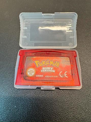 Pokemon Ruby GBA beschikbaar voor biedingen
