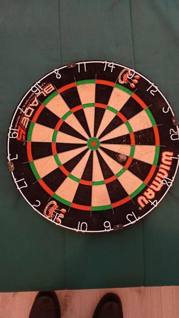 Mooi kwaliteits dartbord met lichte schade beschikbaar voor biedingen