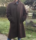 Loden wollen Jas Donkerbruin Maat M heren, Kleding | Heren, Ophalen of Verzenden, Zo goed als nieuw, Maat 48/50 (M), Bruin