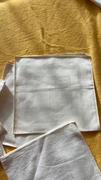 Vintage tafellinnen, 7 damast/ katoenen servetten, Ophalen of Verzenden
