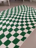 Geblokt kleed, groen-wit, i.z.g.s., Huis en Inrichting, Stoffering | Tapijten en Kleden, Ophalen, 100 tot 150 cm, 50 tot 100 cm