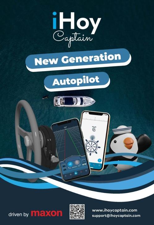 İHoy Captain - De nieuwe generatie Autopilot - Stuurautomaat, Watersport en Boten, Navigatiemiddelen en Scheepselektronica, Nieuw