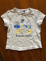 Wit shirtje fiets bloemen citroenen mt 98, Ophalen of Verzenden, Zo goed als nieuw, Meisje, Shirt of Longsleeve
