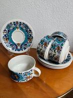 Villeroy en Boch Izmir, kop en schotel, 4 stuks, Ophalen of Verzenden
