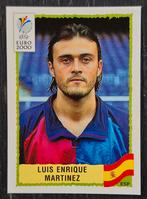 Panini sticker Luis Enrique Martinez - Spanje, EK 2000, Ophalen of Verzenden, Zo goed als nieuw, Sticker