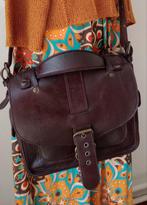 Stoere leren hand/schouder/crossbody tas, Sieraden, Tassen en Uiterlijk, Tassen | Schoudertassen, Ophalen of Verzenden, Zo goed als nieuw