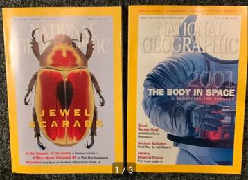 National Geographic magazines Engels 2001 beschikbaar voor biedingen