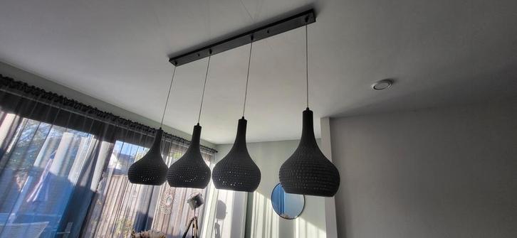 Hanglamp, Huis en Inrichting, Lampen | Hanglampen, Gebruikt, Minder dan 50 cm, Metaal, Ophalen