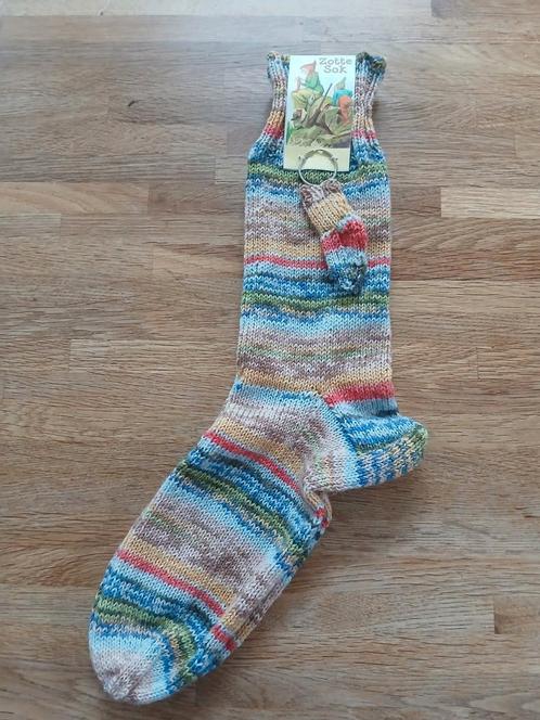 Zotte Sok handgebreide sokken maat 38/39., Kleding | Dames, Sokken en Kousen, Nieuw, Maat 35 t/m 38, Ophalen of Verzenden