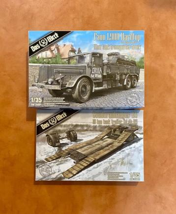 DasWerk Faun & Trailer set 1/35 dw35001 dw35002 beschikbaar voor biedingen