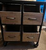 Metalen laden kastje, Huis en Inrichting, Ophalen, Minder dan 50 cm, Zo goed als nieuw, Metaal