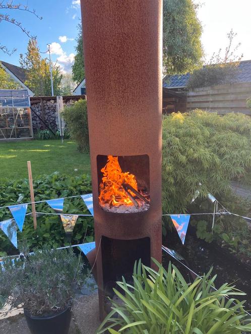 Tuinhaard van Cortenstaal, Tuin en Terras, Tuinhaarden, Zo goed als nieuw, Ophalen