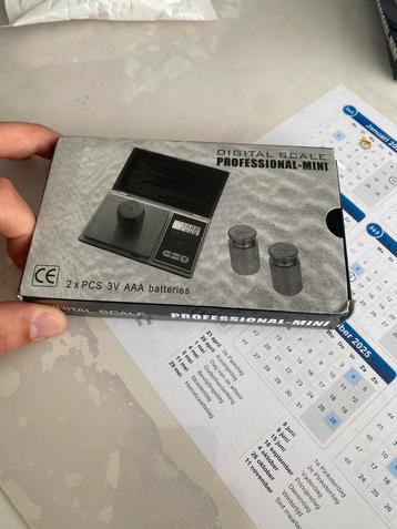 Weegschaal keukenweegschaal tot 500 gram beschikbaar voor biedingen