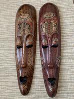Originele Houten maskers van Lombok, Antiek en Kunst, Ophalen