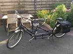 Empella tandemfiets ned. Fabrikaat, Ophalen, Gebruikt, Vering