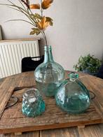 Set vazen, Ophalen, Zo goed als nieuw, Glas, Minder dan 50 cm