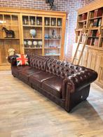 Chesterfield Birmingham  2 x 4  zits, Huis en Inrichting, Info@chesterfieldjunkie.nl, 300 cm of meer, Zo goed als nieuw, Rechte bank