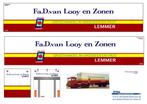 Vrachtauto decal 1:50 D van Looy en Zonen Lemmer, Hobby en Vrije tijd, Modelauto's | 1:50, Nieuw, Overige merken, Bus of Vrachtwagen