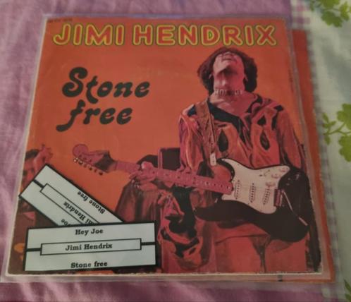 4x vinyl singles Jimi Hendrix 7" inch x 45Rpm, Cd's en Dvd's, Vinyl | Rock, Zo goed als nieuw, Poprock, Overige formaten, Verzenden