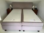 Boxspring, Huis en Inrichting, Ophalen, Gebruikt, Bruin, 210 cm