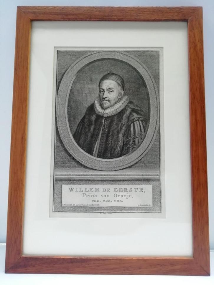 Verschillende kopergravures van Willem de 1e, 2e, 3e, 4e, 5e, Antiek en Kunst, Kunst | Etsen en Gravures, Ophalen of Verzenden