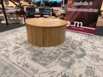 Salontafel Santa rond Ø80cm + deur Naturel Direct/Leverbaar, Huis en Inrichting, Tafels | Salontafels, Ophalen, 50 tot 100 cm