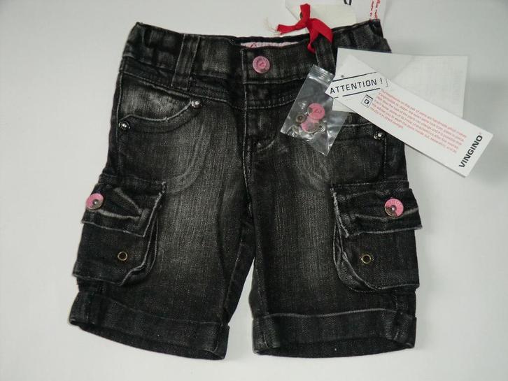 VINGINO korte spijkerbroek 92 *~~nieuw~~*, Kinderen en Baby's, Kinderkleding | Maat 92, Nieuw, Meisje, Broek, Verzenden