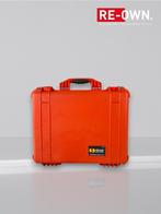 Peli Pelican 1550 case / Pelicase Oranje koffer (garantie), ., Ophalen of Verzenden, Zo goed als nieuw, Pelican