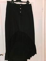 mooie zwarte rok ruches achter Legatte Italië maat 38, Ophalen of Verzenden, Zo goed als nieuw, Maat 38/40 (M), Zwart