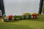 Vintage Fisher Price circus trein # 991,met dieren en poppet, Ophalen of Verzenden, Gebruikt, Speelset