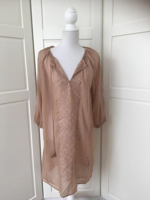 Floryday nieuwe bruine chiffon tuniek jurk M (valt als XL), Kleding | Dames, Blouses en Tunieken, Nieuw, Maat 38/40 (M), Bruin